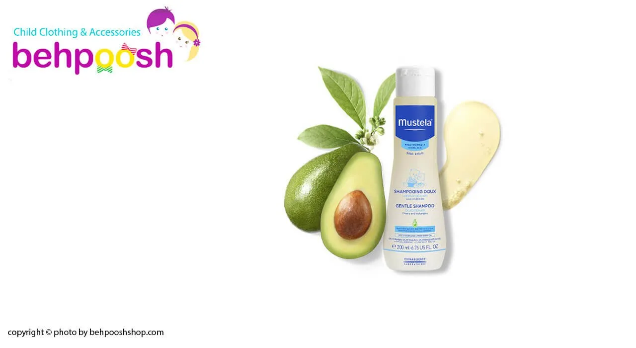 شامپو سر کودک ملايم 200ميلی موستلا mustela