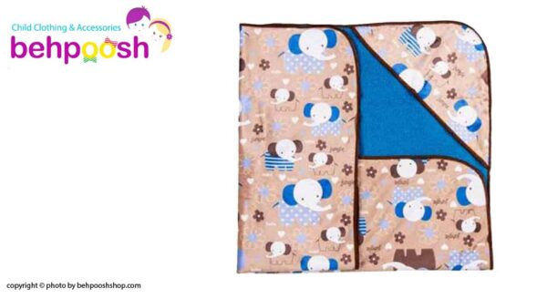 پتو كلاهدار فيل گوش آبي رزبرن