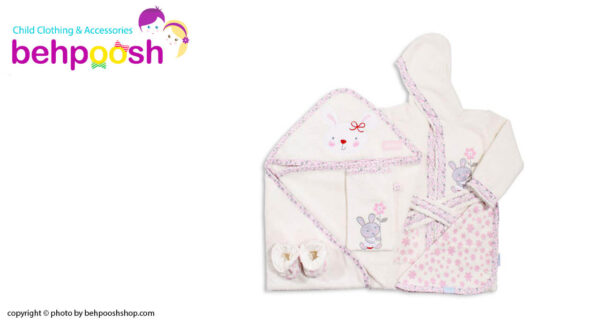 سرويس حوله 5تكه Little Bunny خرگوش كوچولو رزبرن