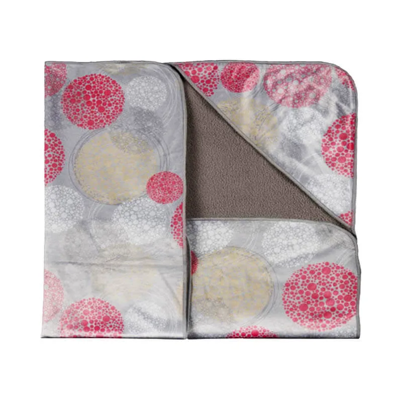 پتو كلاهدار دايره حبابدار رزبرن