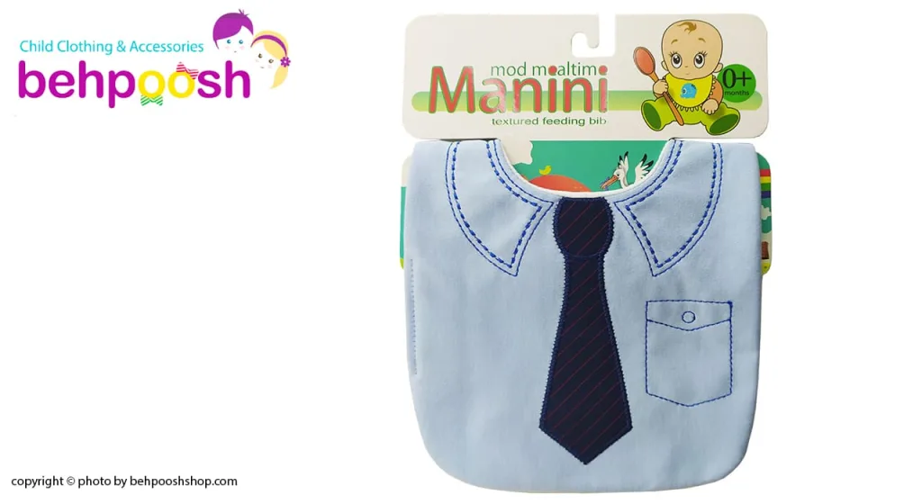 پیش بند مخمل طرح کراوات مانی نی Manini