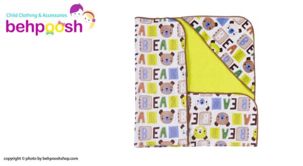 پتو کودک كلاهدار كله خرس رزبرن