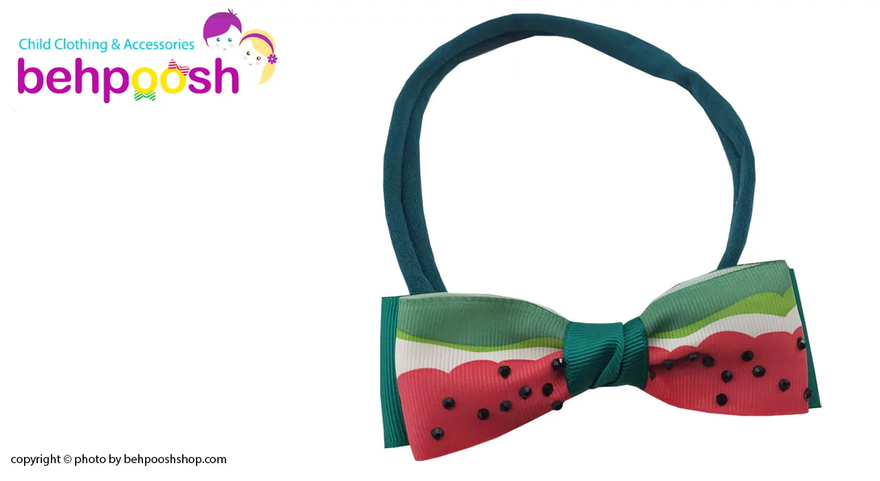 هدبند دخترانه پاپیونی هندوانه ویژه شب یلدا