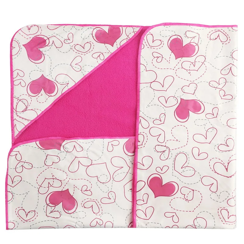 پتو دورپیچ کلاه دار طرح قلب نقطه چین رزبرن Rose Born