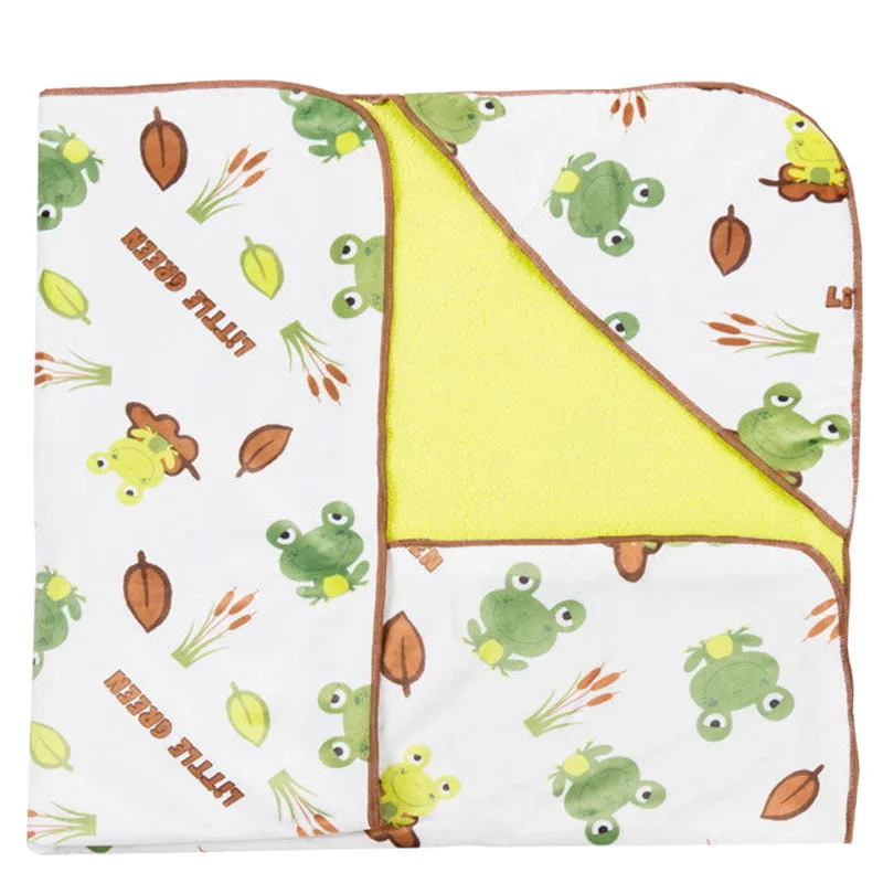 پتو دورپیچ کلاه دار قورباغه و برگ رز برن Rose Born