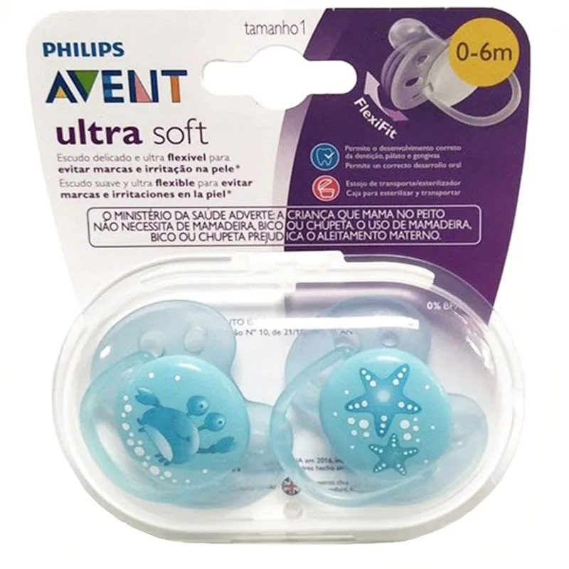 پستانک اولترا سافت تکی 0-6 ماهگی ستاره دریایی  Avent
