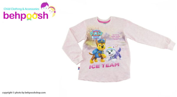 ست بلوز شلوار دخترانه طرح سگ نگهبان 4 تا 7 سال