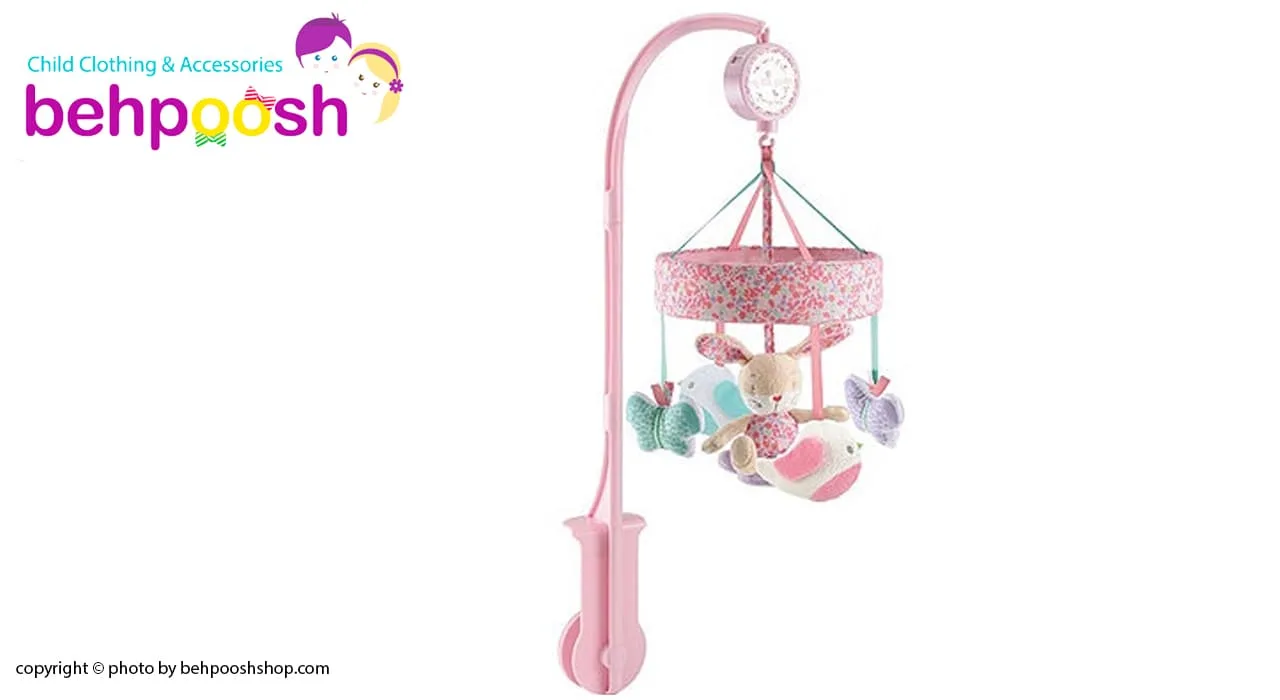 آویز تخت پولیشی خرگوش گنجشک پروانه Baby4Life