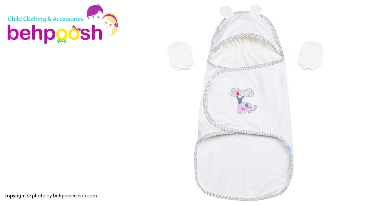 قنداق چسبی نوزاد Family Love قلب رزبرن Rose Born