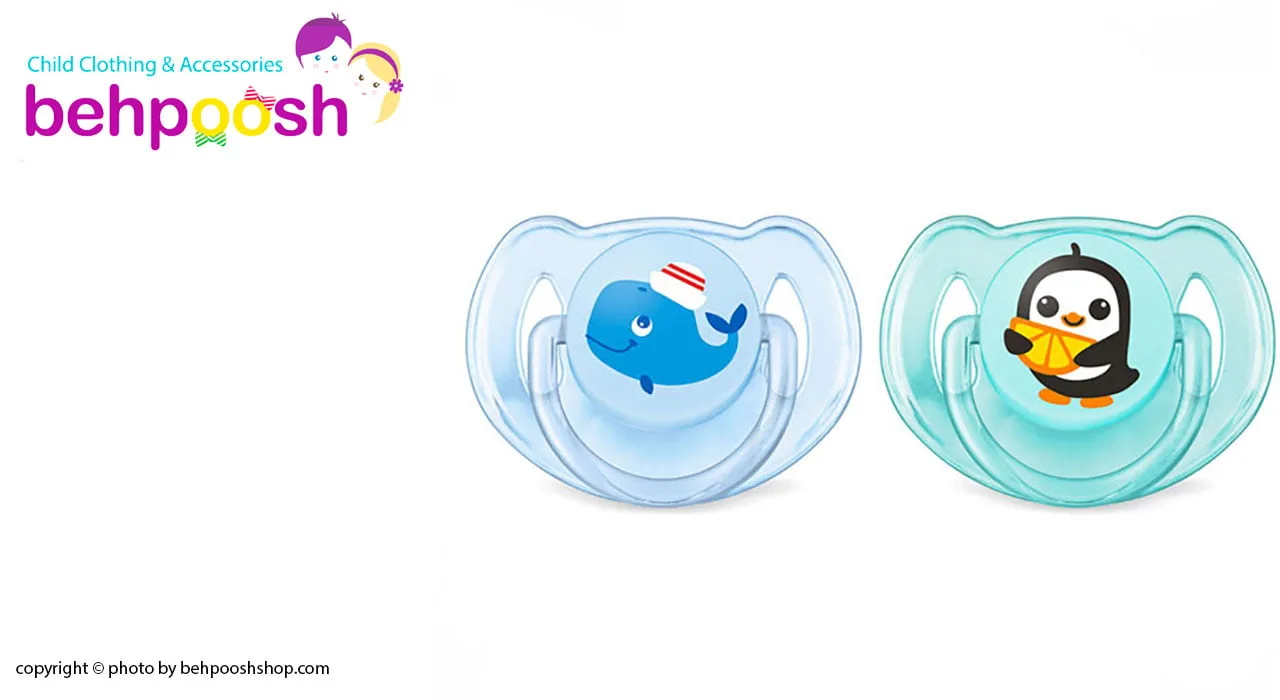 پستانک تکی طرح حیوانات 6-18 ماهگی کلاسیک Avent