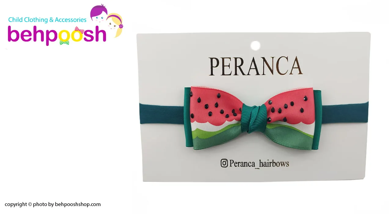 هدبند دخترانه پاپیونی هندوانه ویژه شب یلدا