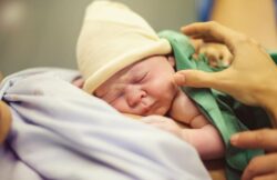 نوزاد تازه متولد شده چگونه رفتار می کند-نوزاد تازه بدنیا آمده