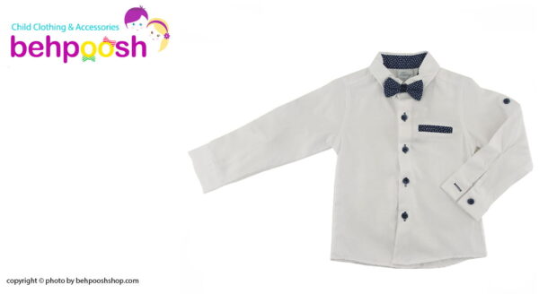 ست پیراهن شلوار مجلسی پسرانه رنگ سفید