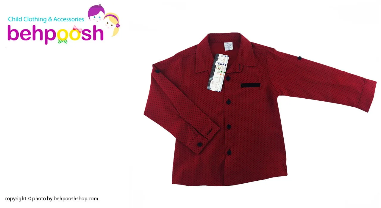 ست پیراهن شلوار مجلسی پسرانه رنگ سرمه ای