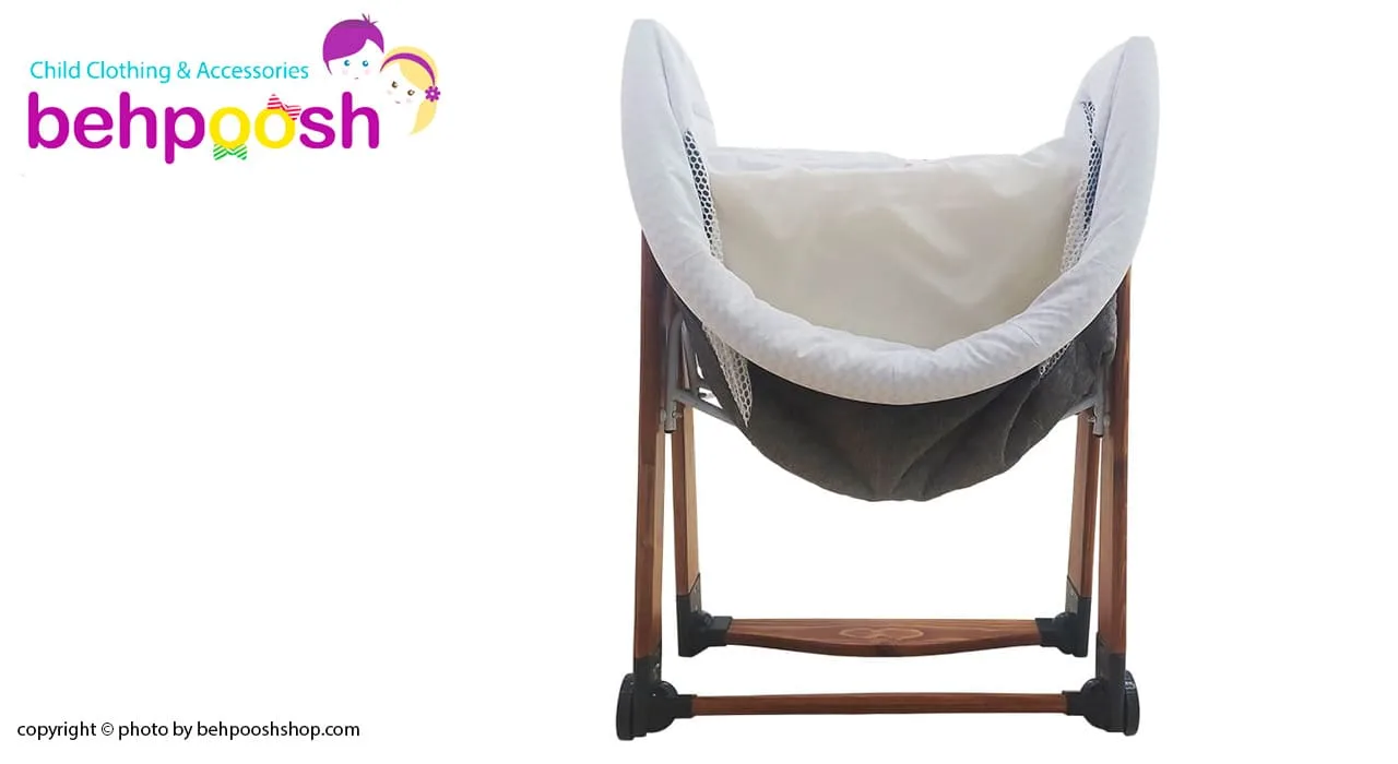 گهواره كنار تخت مادر بدنه چوبی تاشو قابل حمل كیوی Kiwi