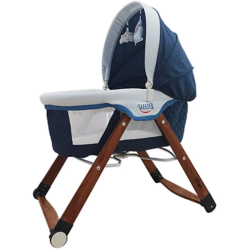 گهواره كنار تخت مادر بدنه چوبی تاشو قابل حمل كیوی Kiwi