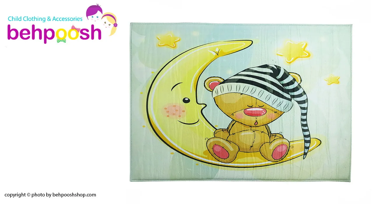 پادری بچگانه طرح خرس و ماه ماوی کارپت Mavi Carpet