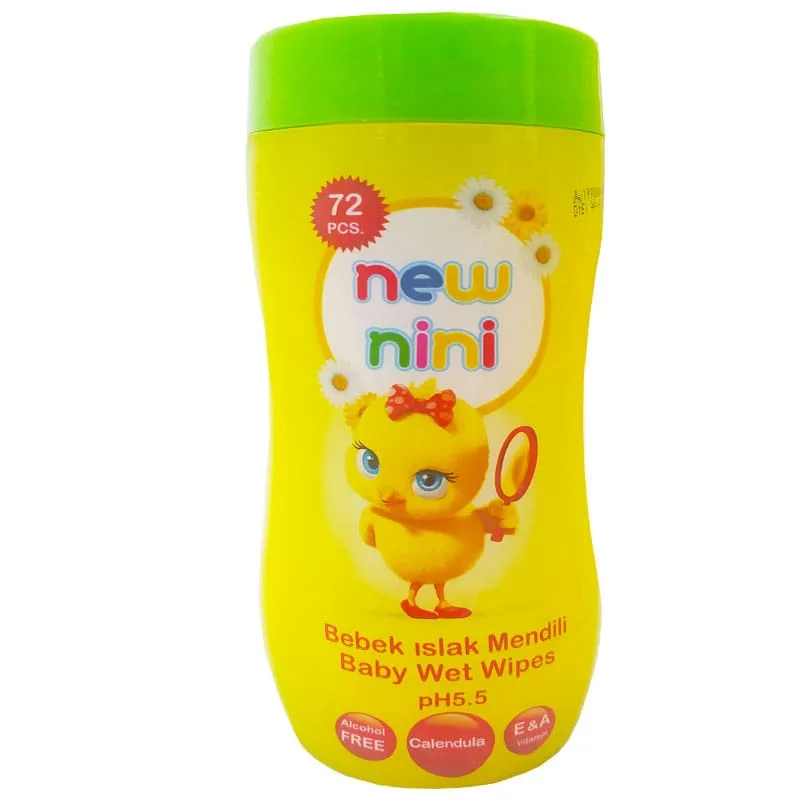 دستمال مرطوب بچگانه استوانه ای نیو نی نی New Nini