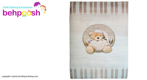 فرش اتاق کودک طرح خرس و گل ماوی كارپت Mavi Carpet