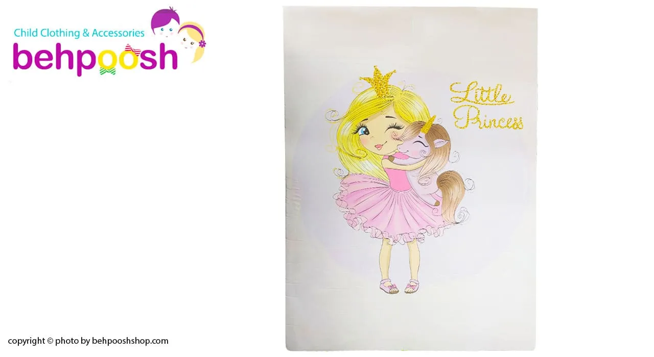 فرش اتاق کودک دخترانه طرح کیتی ماوی كارپت Mavi Carpet