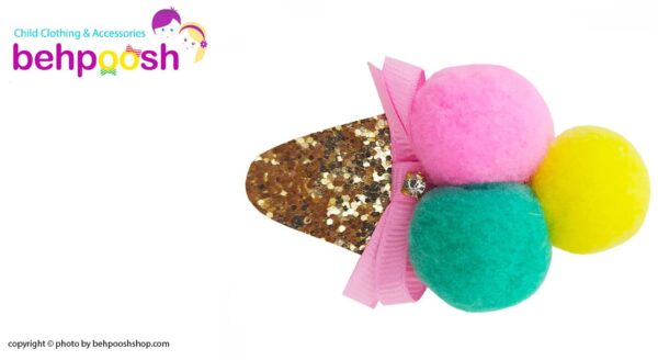 گیره مو دخترانه طرح بستنی و پاپیون Perance hairbows