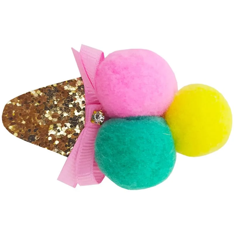 گیره مو دخترانه طرح بستنی و پاپیون Perance hairbows