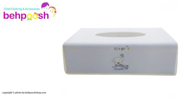 سطل آشغال و جا دستمالی خرس شال دار ماوي كارپت Mavi Carpet