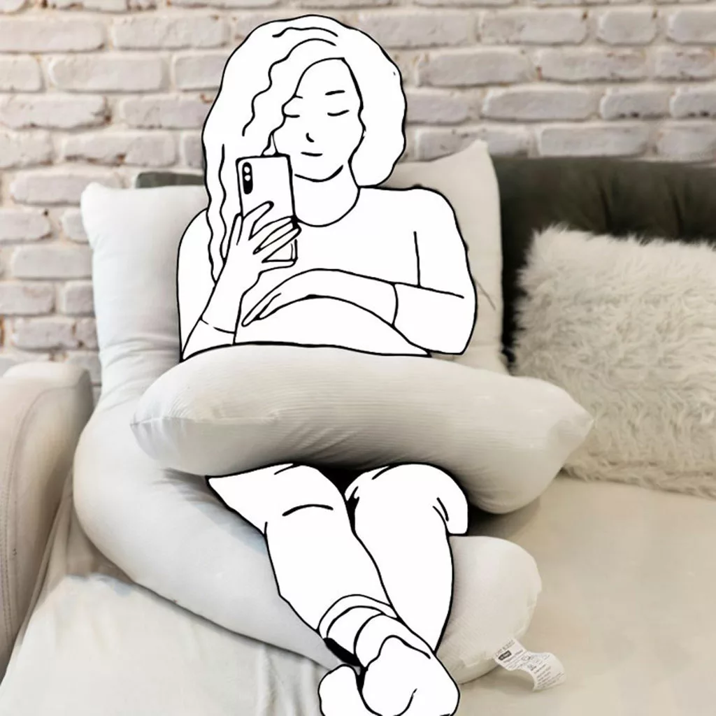 بالش بارداری طبی U شکل دی روحه Die Ruhe