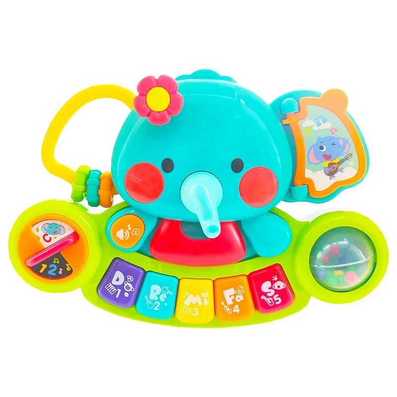اسباب بازی بچگانه ارگ موزیکال مدل فیل Hola Toys