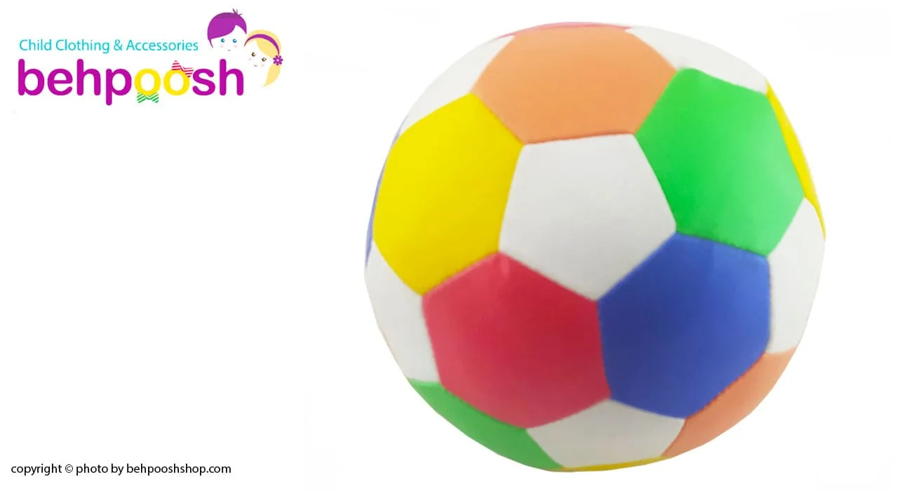 اسباب بازی بچگانه توپ فوتبال اسفنجی تکی سایز 5