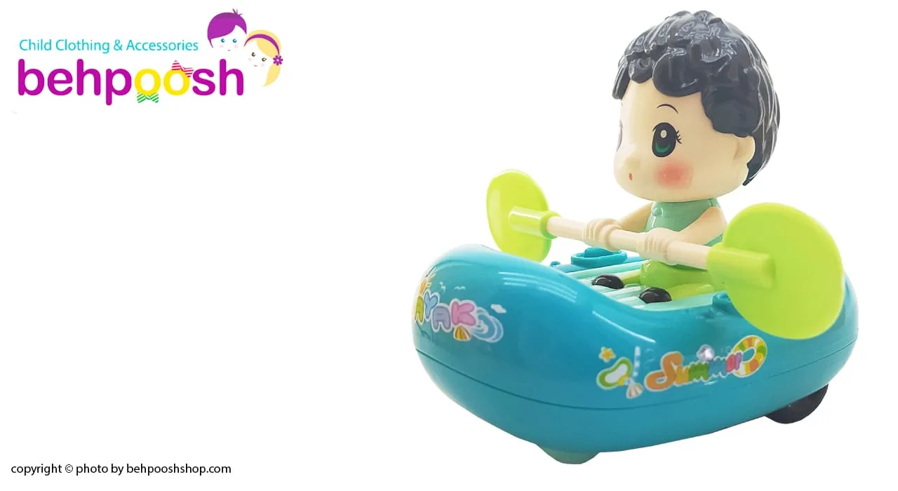 اسباب بازی قایق پارویی قدرتی پسرانه Nile