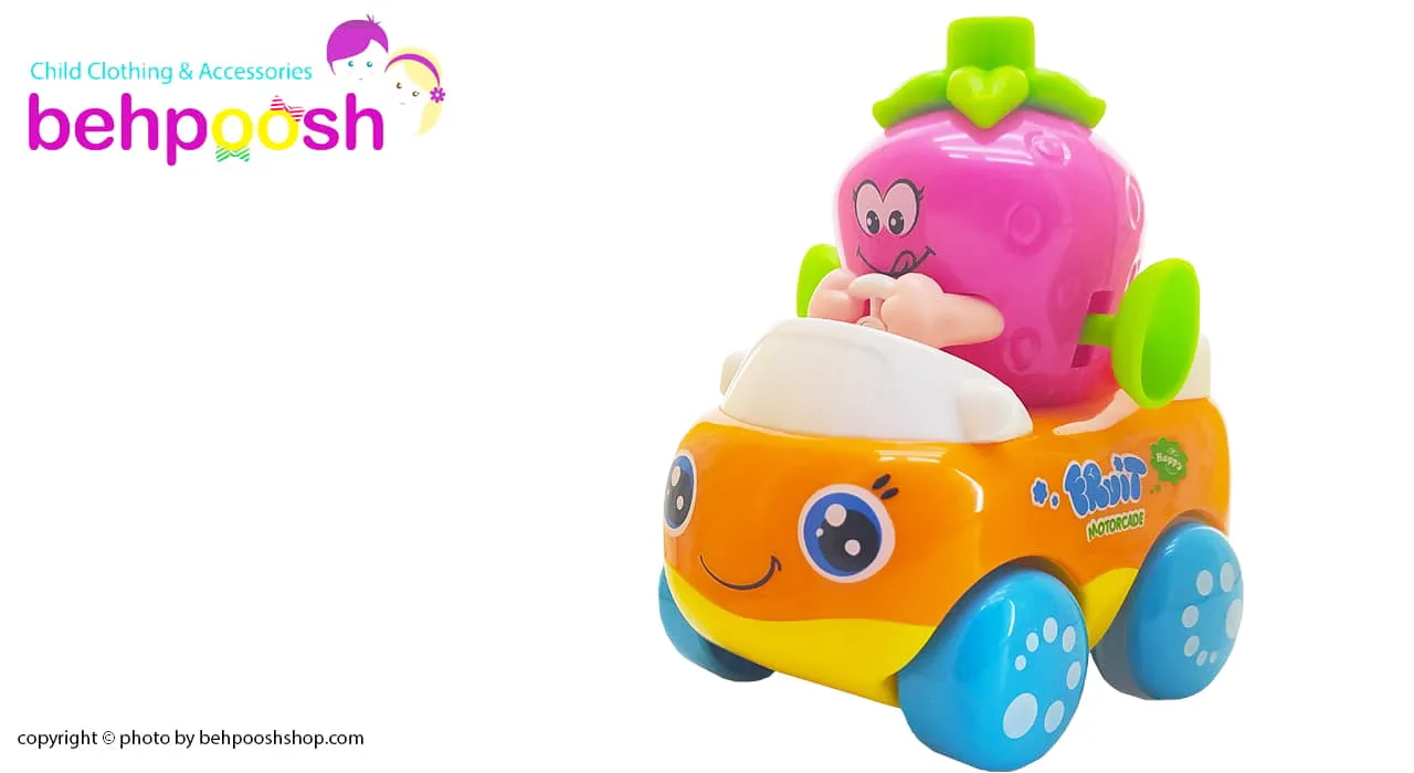 اسباب بازی ماشین قدرتی بچگانه طرح توت فرنگی هولا Hola