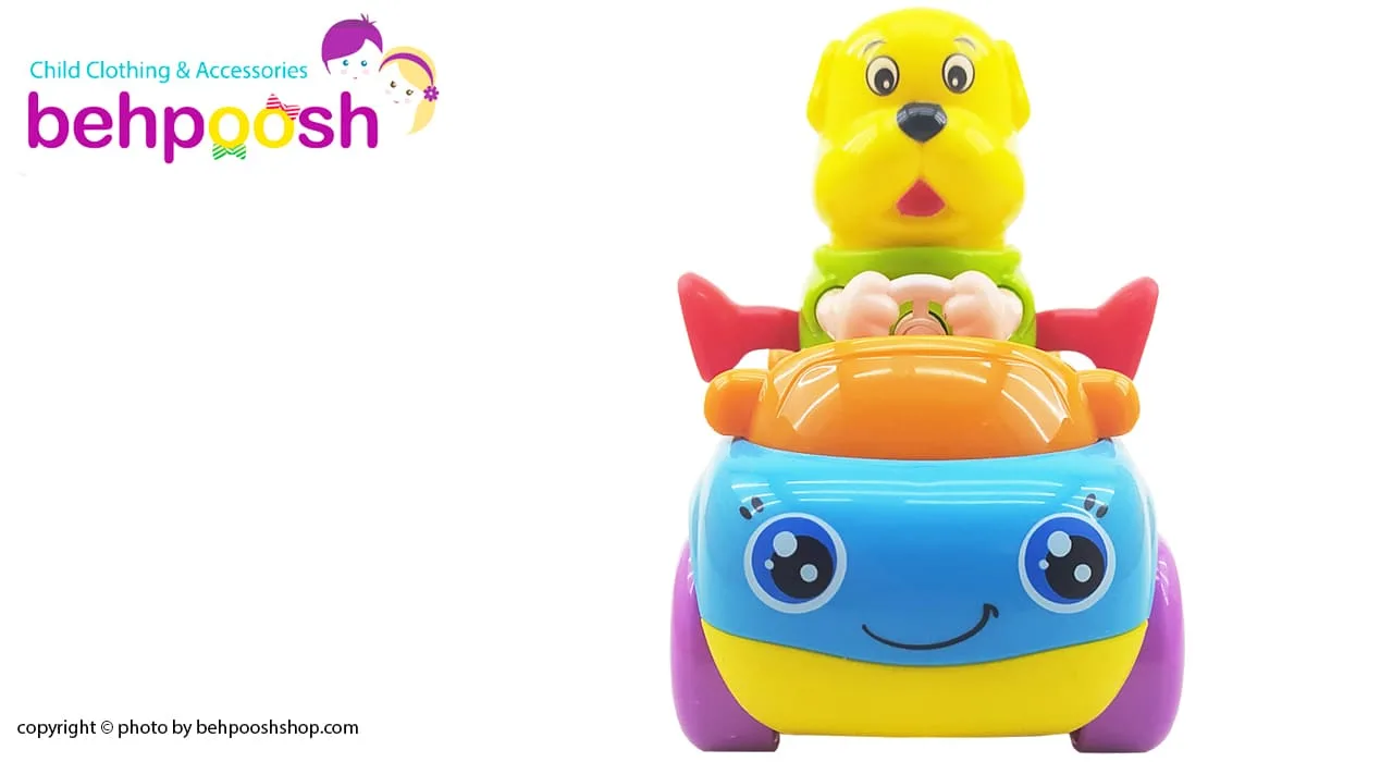 اسباب بازی ماشین قدرتی بچگانه طرح سگ هولا Hola