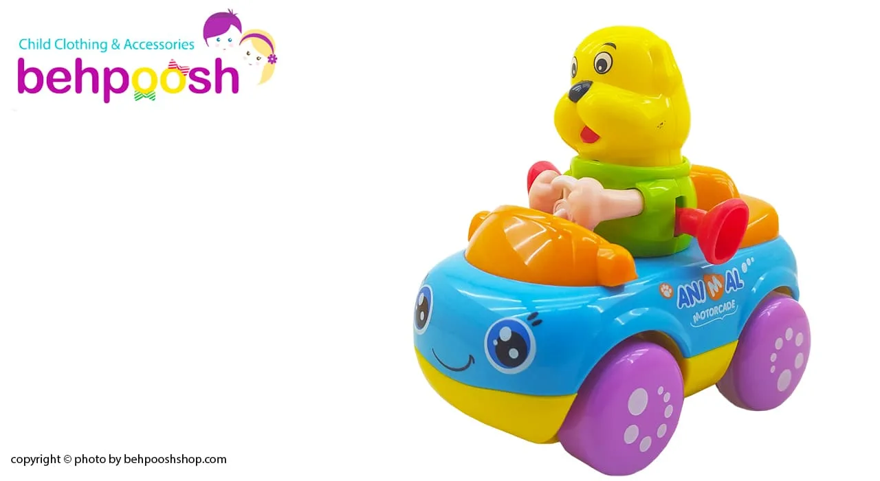 اسباب بازی ماشین قدرتی بچگانه طرح سگ هولا Hola