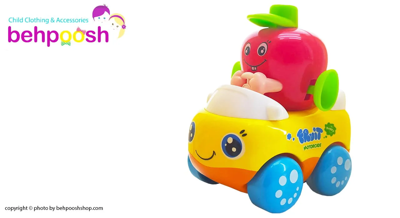 اسباب بازی ماشین قدرتی بچگانه طرح سیب هولا Hola