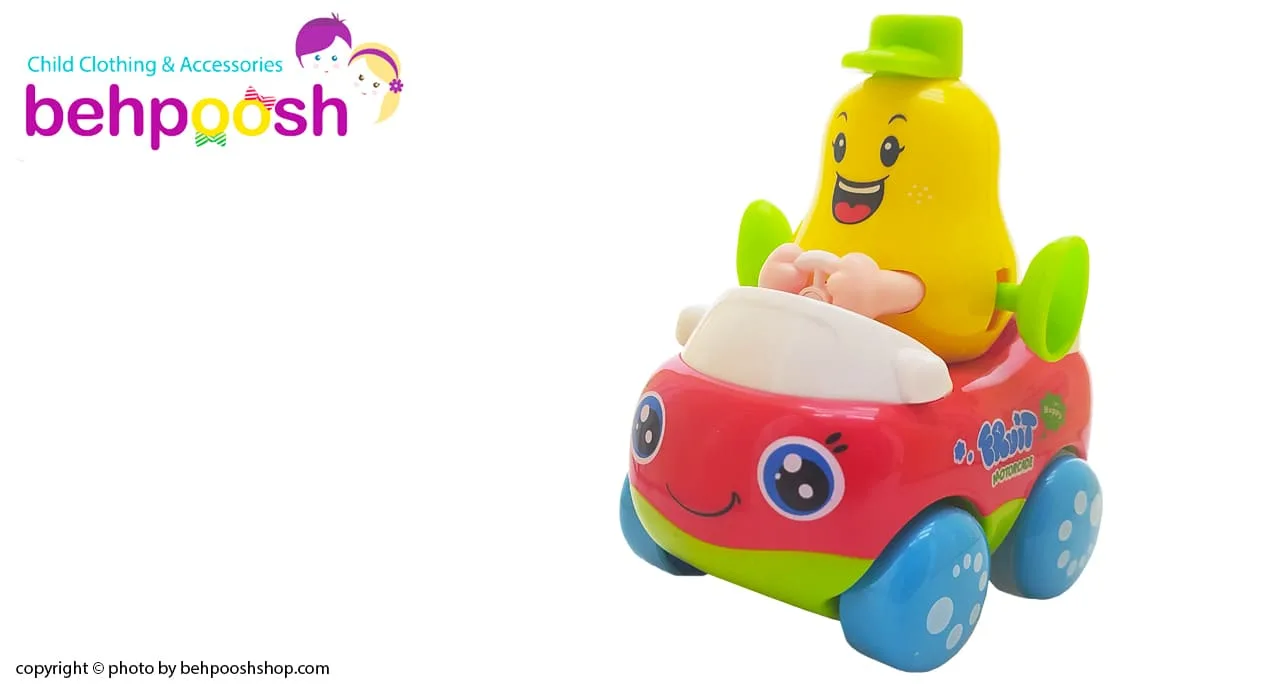 اسباب بازی ماشین قدرتی بچگانه طرح گلابی هولا Hola