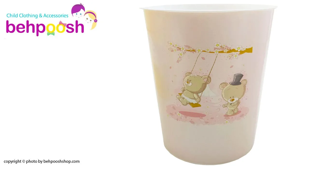 سطل آشغال و جادستمالی خرس عروس داماد ماوي كارپت Mavi Carpet