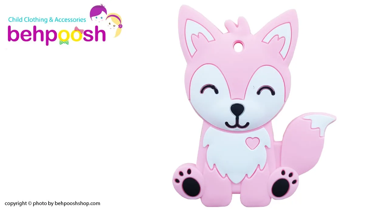 دندان گیر دستگیره دار طرح روباه baby toys