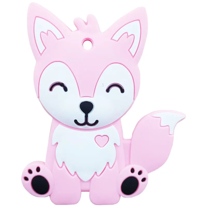 دندان گیر دستگیره دار طرح روباه baby toys