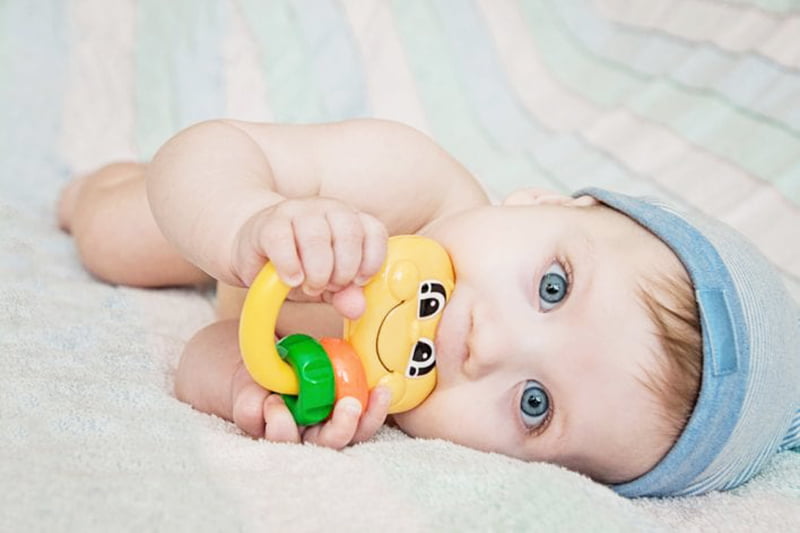 دندان گیر دستگیره دار مدل تمساح baby toys
