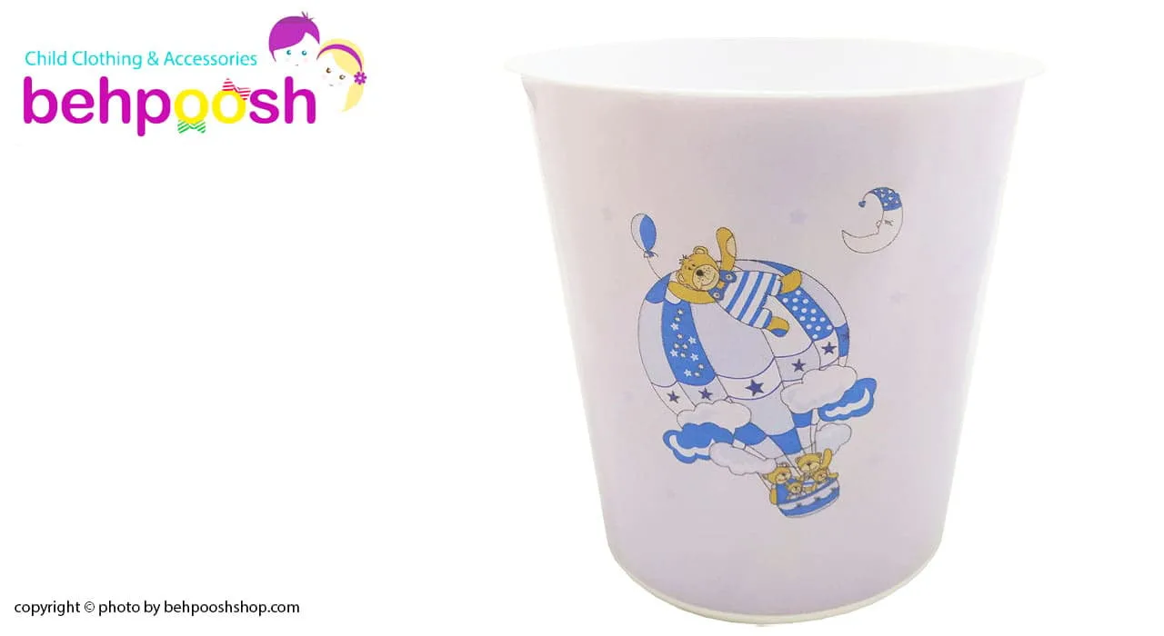 سطل آشغال طرح خرس بالن سوار ماوی کارپت Mavi Carpet