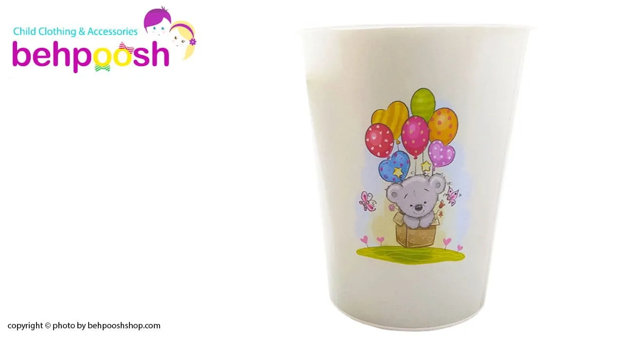 سطل آشغال طرح خرس بالن سوار ماوی کارپت Mavi Carpet