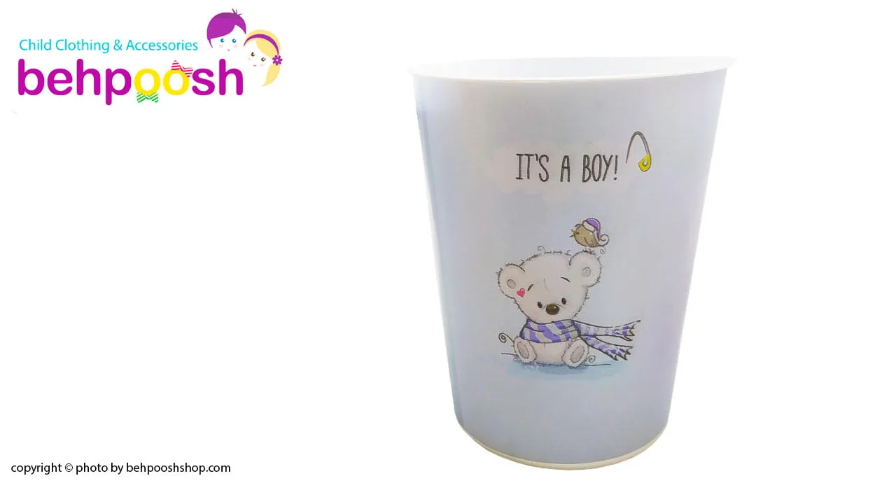 سطل آشغال و جا دستمالی خرس شال دار ماوي كارپت Mavi Carpet