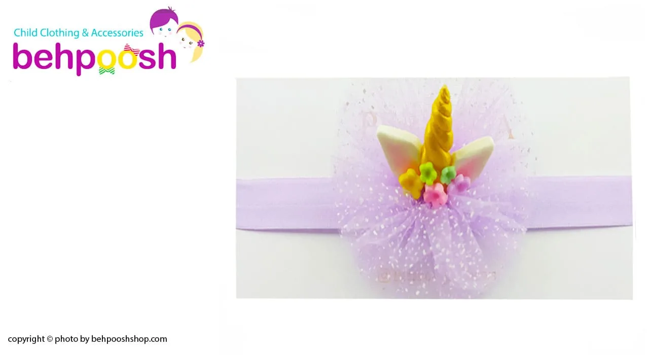 هدبند توری دخترانه طرح پونی Perance hairbows