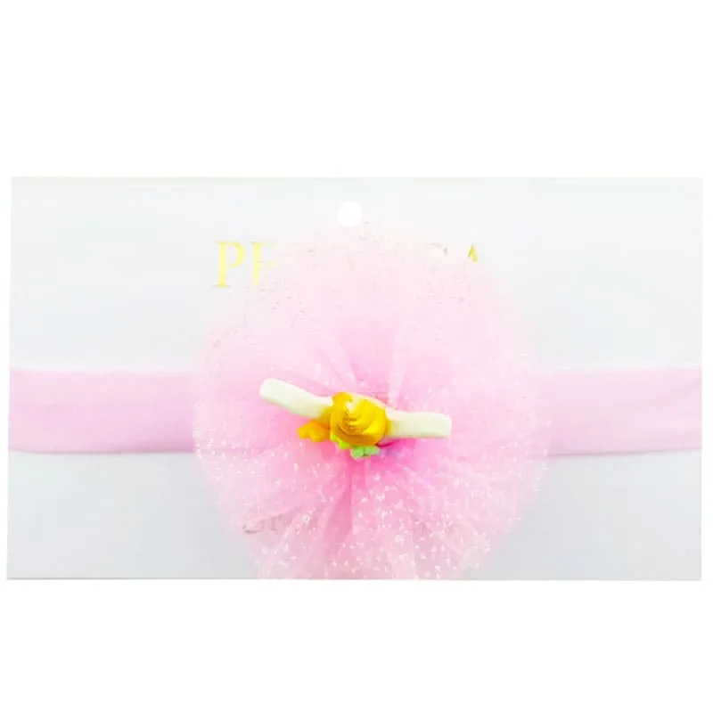 هدبند توری دخترانه طرح پونی Perance hairbows
