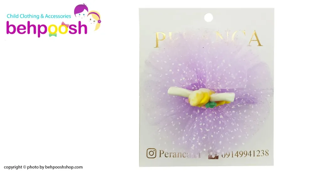گیره دخترانه توری اسب شاخدار Perance hairbows