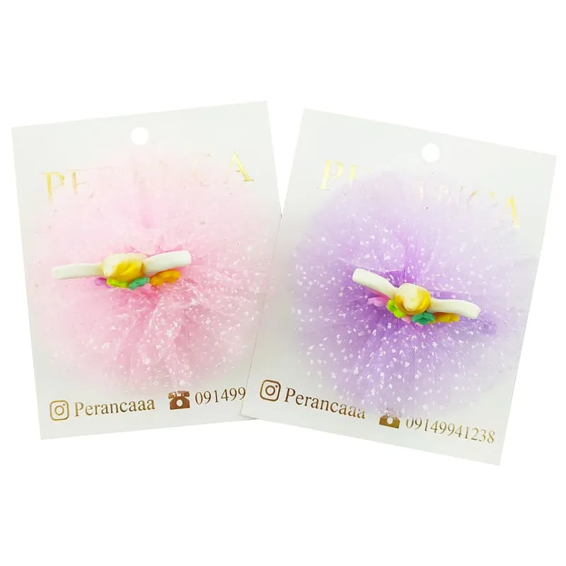 گیره دخترانه توری اسب شاخدار Perance hairbows