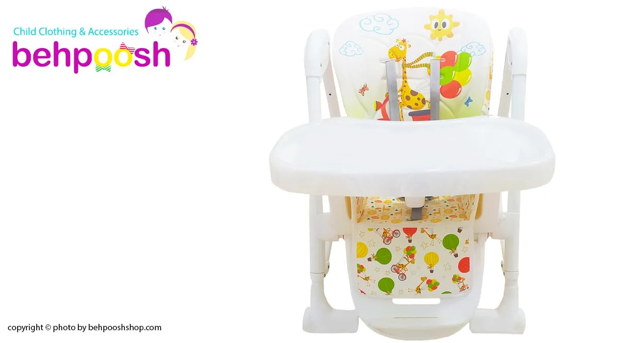 صندلی غذای کودک طرح پاندا دخترک زویه Zooye