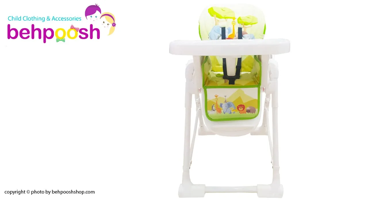 صندلی غذای کودک طرح جنگل زویه Zooye