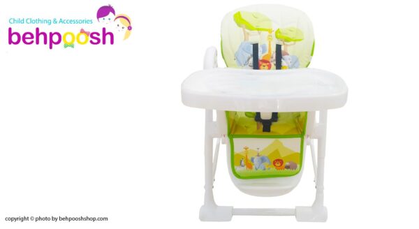 صندلی غذای کودک طرح جنگل زویه Zooye